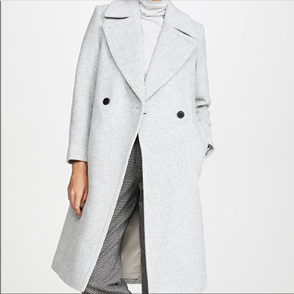 Club Monaco Daylina Coat, Grey, XS